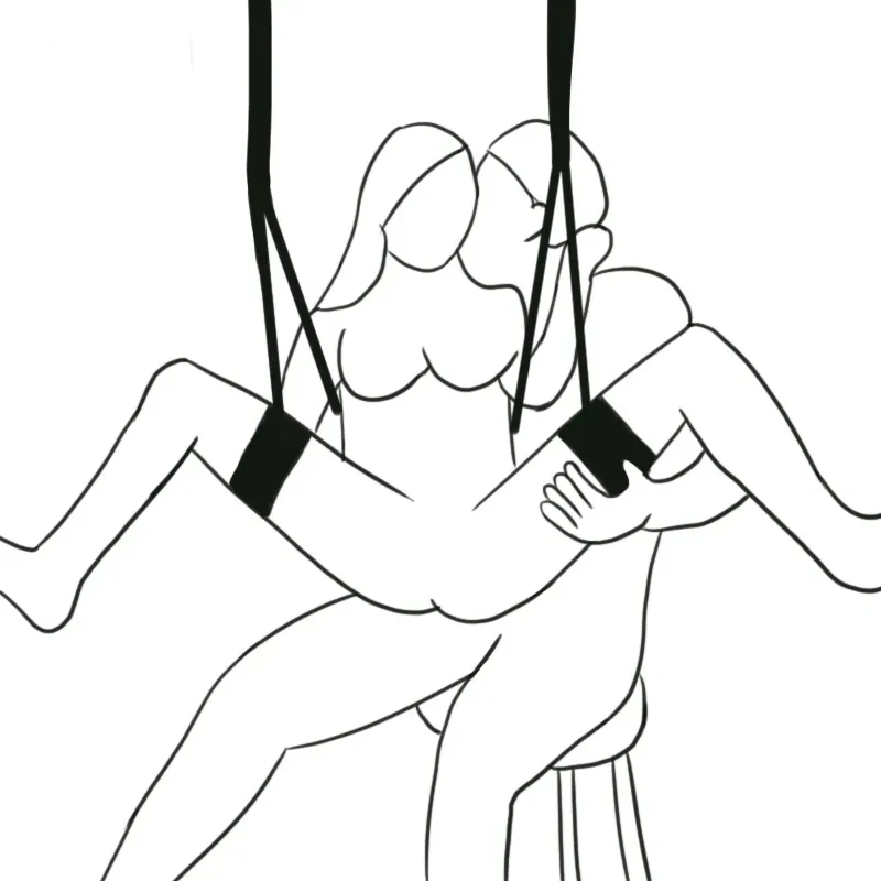 SM Sex Position Love Strong Swing Sex furniture Auxiliary tool prop Fantasy Yoga Erotic toy