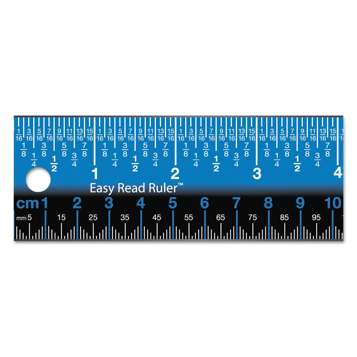 Easy Read soft Magnetic ruler gradation marks between inches