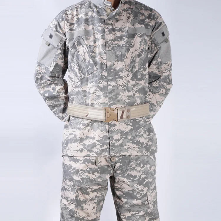 Outdoor Canvas Camouflage Outdoors Nylon Security Tactical Belts For Men Tactical Battle Belt