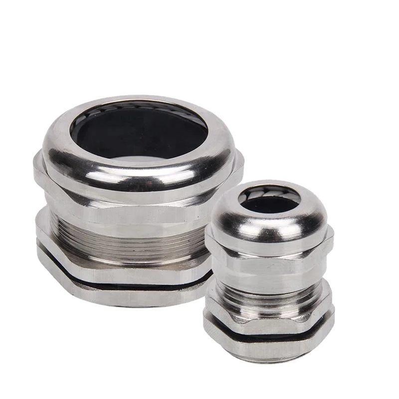 Top Supplier PG21 PG9 PG7 M20 Ip68 Waterproof Stainless Steel  Metal  Cable Gland 4mm atex brass cable glands