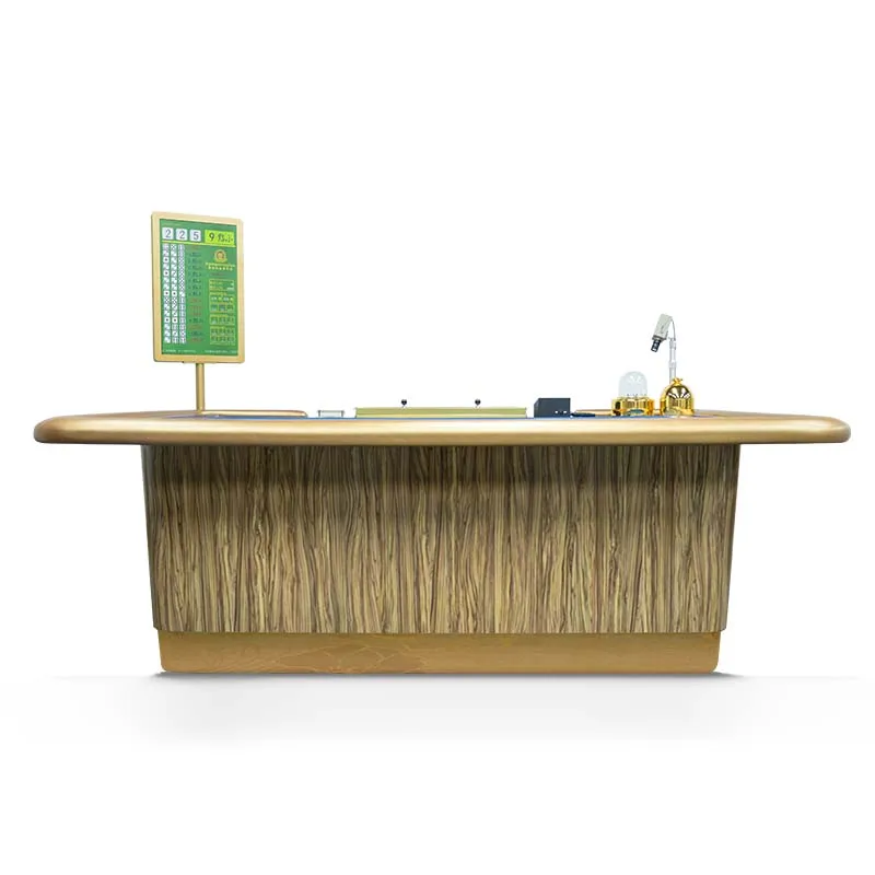 Luxury Sic Bo Table With Automatic Shaker Dice Camera Light Box Display Casino Gamble Table