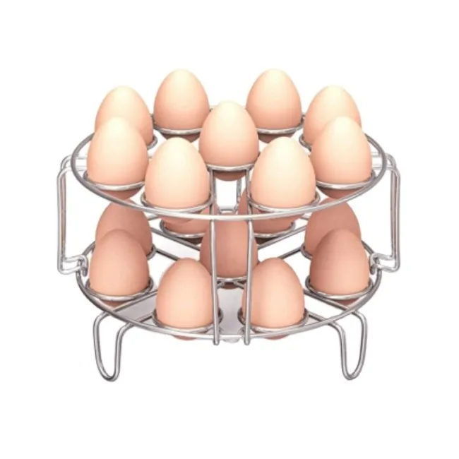 Two-layer stainless steel three-legged egg steaming machine