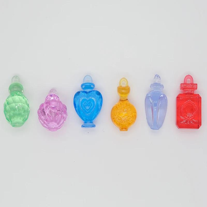 Transparent Acrylic Beads Factory Wholesale Customize Plastic Perfume Bottle Beads Bulk For kid Party Toy