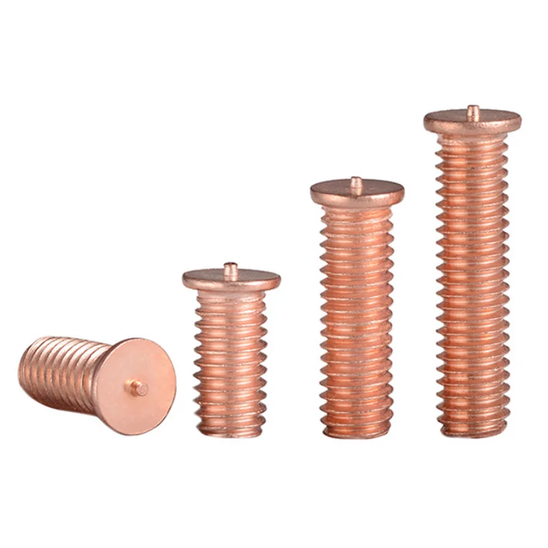 M16 M20 Brass Bronze Copper Alloy H59 H62 Nickel Tin Plated FH FHS FHA Flat Head Self Clinching Stud Bolt