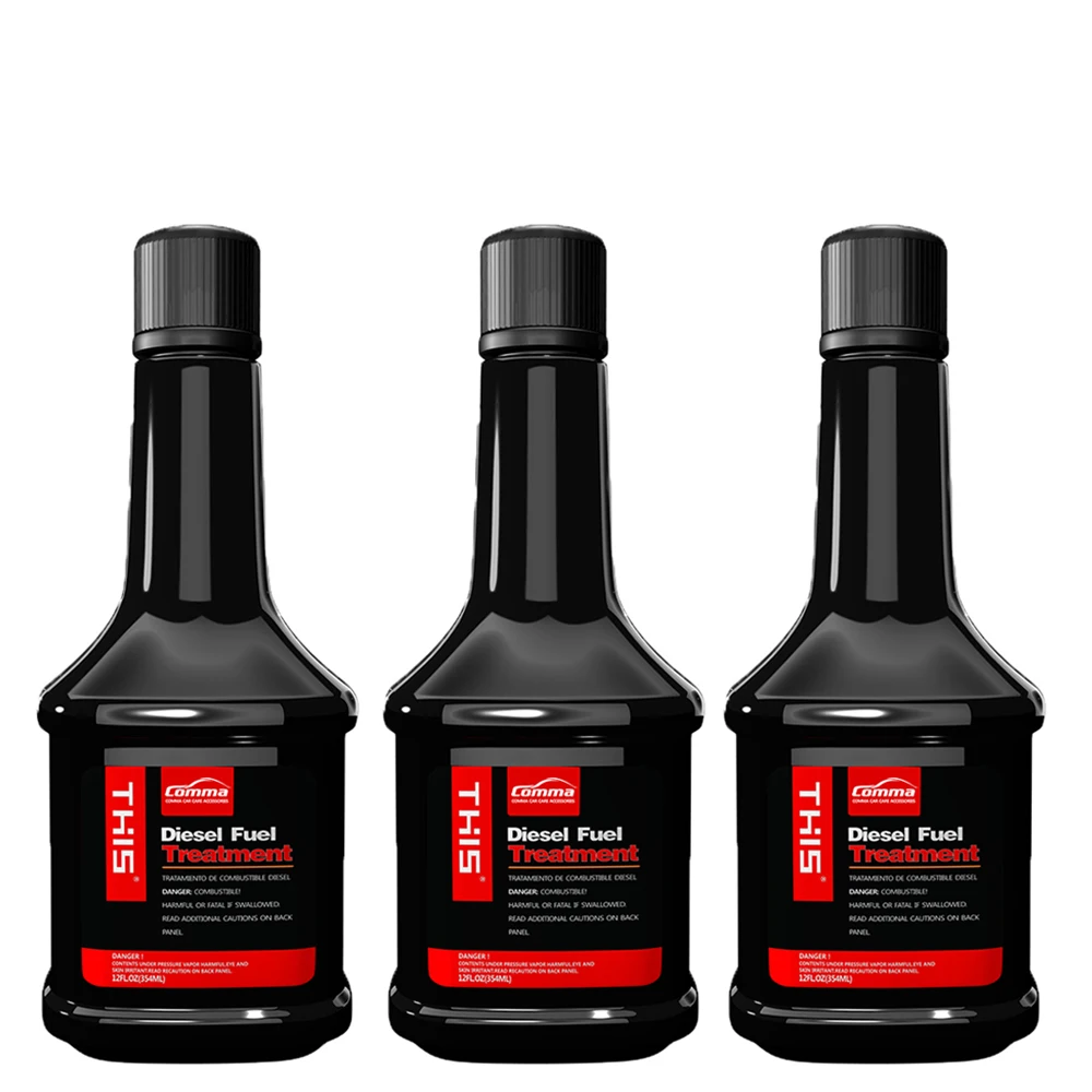 Wholesale Car Accessories Diesel Fuel Treatment 354ml ISO9001 Diesel Treatment Diesel Plastic Fuel Additive Bottle