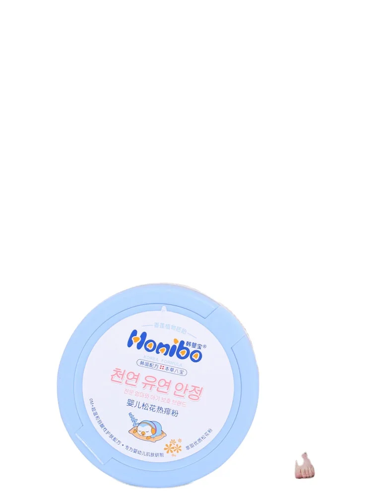120g Absorb sweat and relaxed Baby Pine pollen Hot rash talcum powder for Honibo