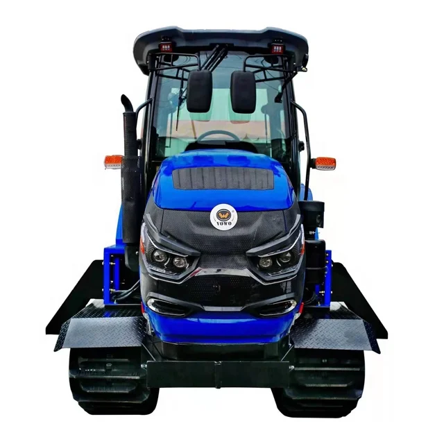 Farm cultivator rotary tiller Agricultural mini rubber crawler tractor with fully hydraulic system for sale in China