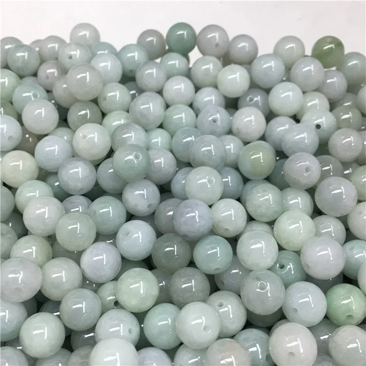2021 нефритовые круглые бусины оптом своими руками 10 мм Мьянма груз свободные камни для изготовления ювелирных изделий Фабрика оптовая продажа