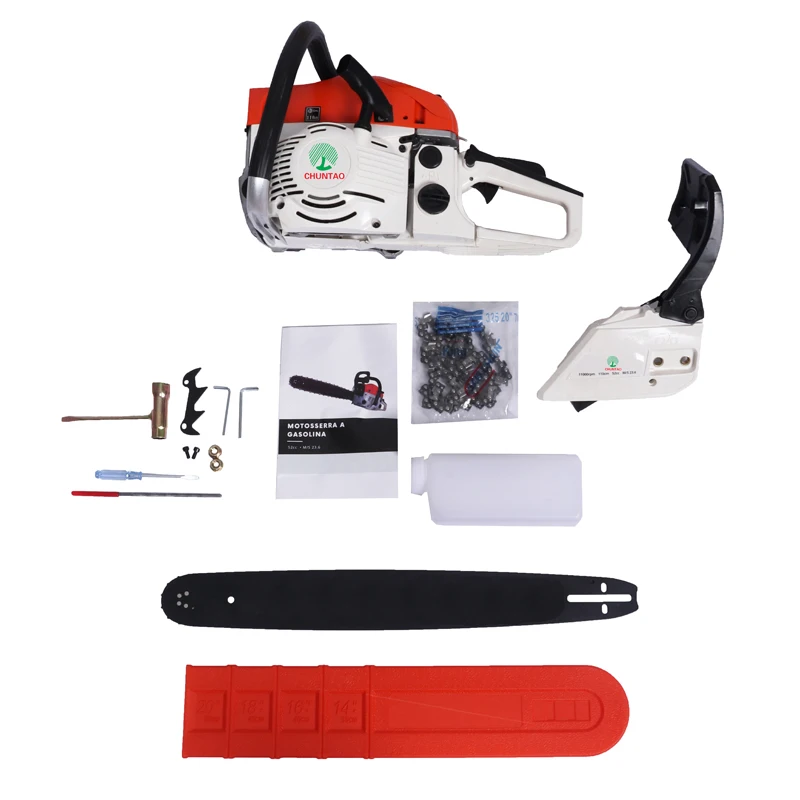 52cc Single Cylinder 2200W power chain saw machine chainsaw