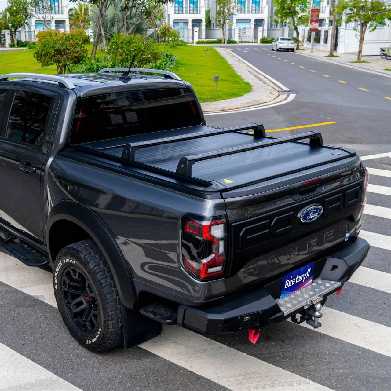 BESTWYLL 4x4 Алюминиевая багажная рейка для багажного отделения поперечная EN-K81 Ford Ranger XLT