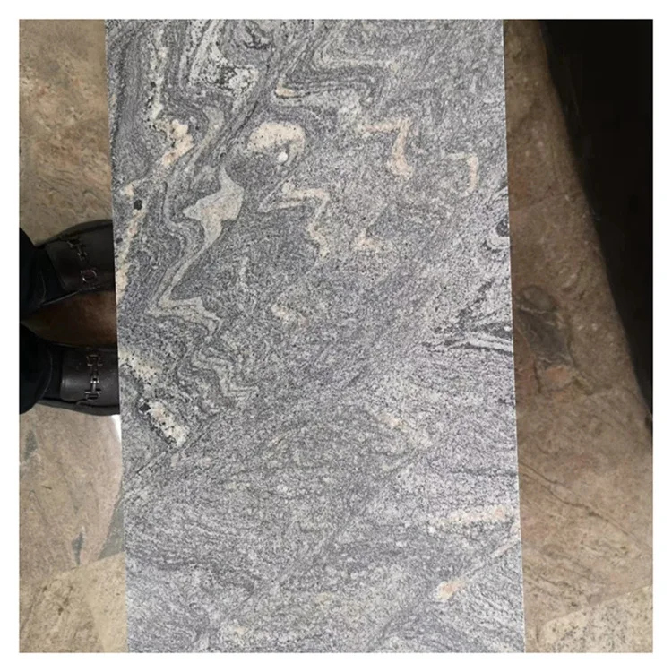 Chinese Beautiful White Grey Granite Juparana Granite Slab Fancy Pattern Chinese Natural Construction Material