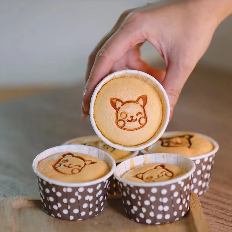 Brass Baking Cake Branding Metal Logo Stamp Bread Hot Stamping Mold Wood Hamburger Cake Mold Stamp With Customized Logo