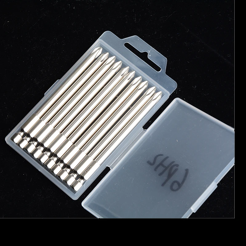 
 Насадка Phillips 100 мм * 6 * PH2 для семейного ремонта гаджетов, насадка для Отвертки Phillips s2 с одной головкой  