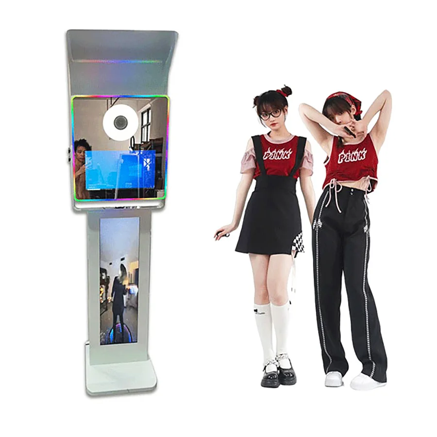 Selfie Magic Photo Mirror Booth Camera Photo Gif With Props Free Accessories Magic Mirror Photo Booth Parameter