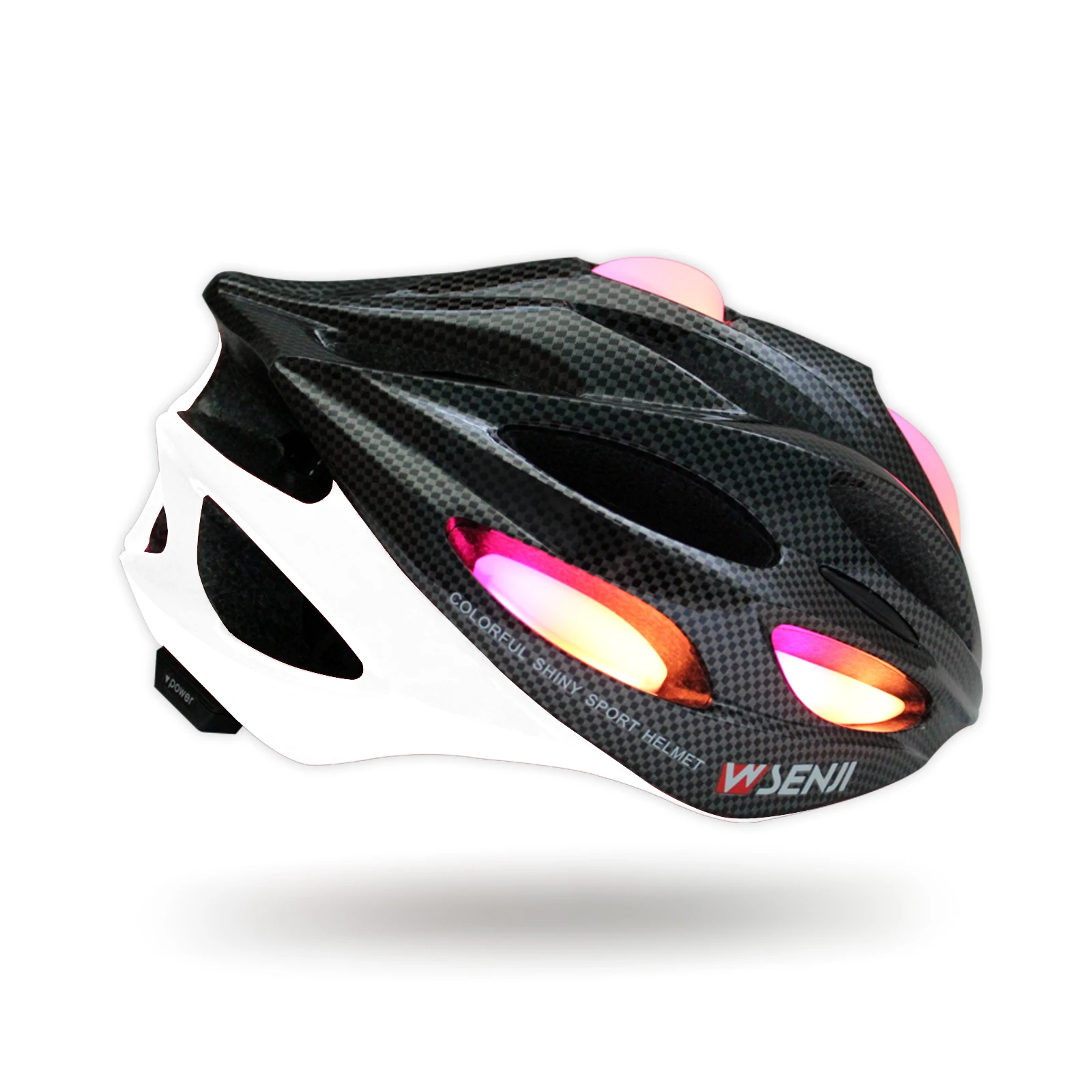  OEM MTB Road Bike Sports Safety Bicycle Luminous LED Hard Shell Cycling