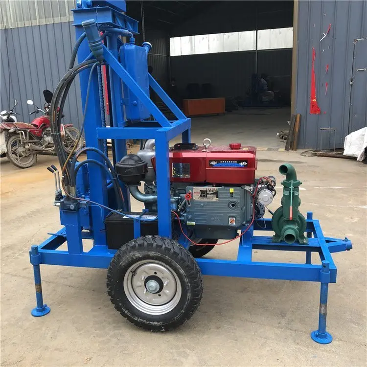 pneumatique borehole drilling water new machine depth 300m geological drilling rig portable drilling machine