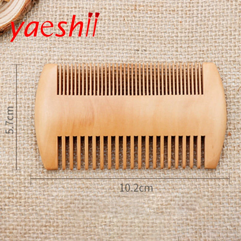Yaeshii 3Pcs/set Beard Brush Kit Set beard comb brush Boar Bristle Shaving beard brush wooden