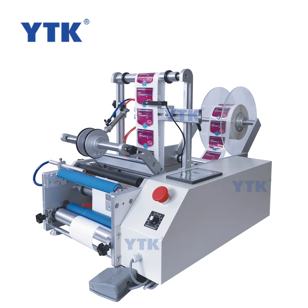 Good Quality Fully Automatic Round Bottle Labeling Machine / Sticker Self Adhesive labeling machine for can