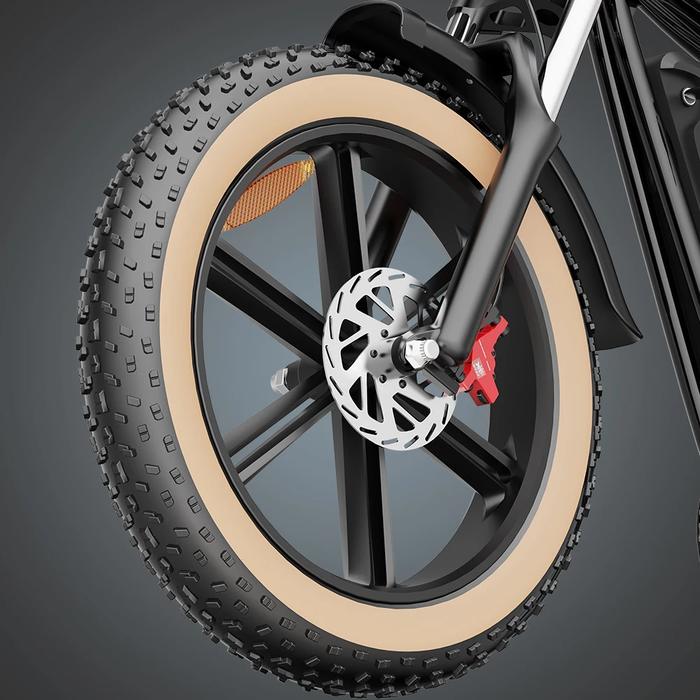 USA RTS Dual 48V 20AH Lithium Battery-Powered Electric Mountain Bike 1000W Big Power SHIMANO 7 Speed Tube Position