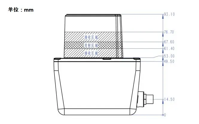 Litra TOF 270 LIDAR высокопроизводительный 70m расстояние обнаружения 90 кГц частота измерения подходит для большой сцены моделирования