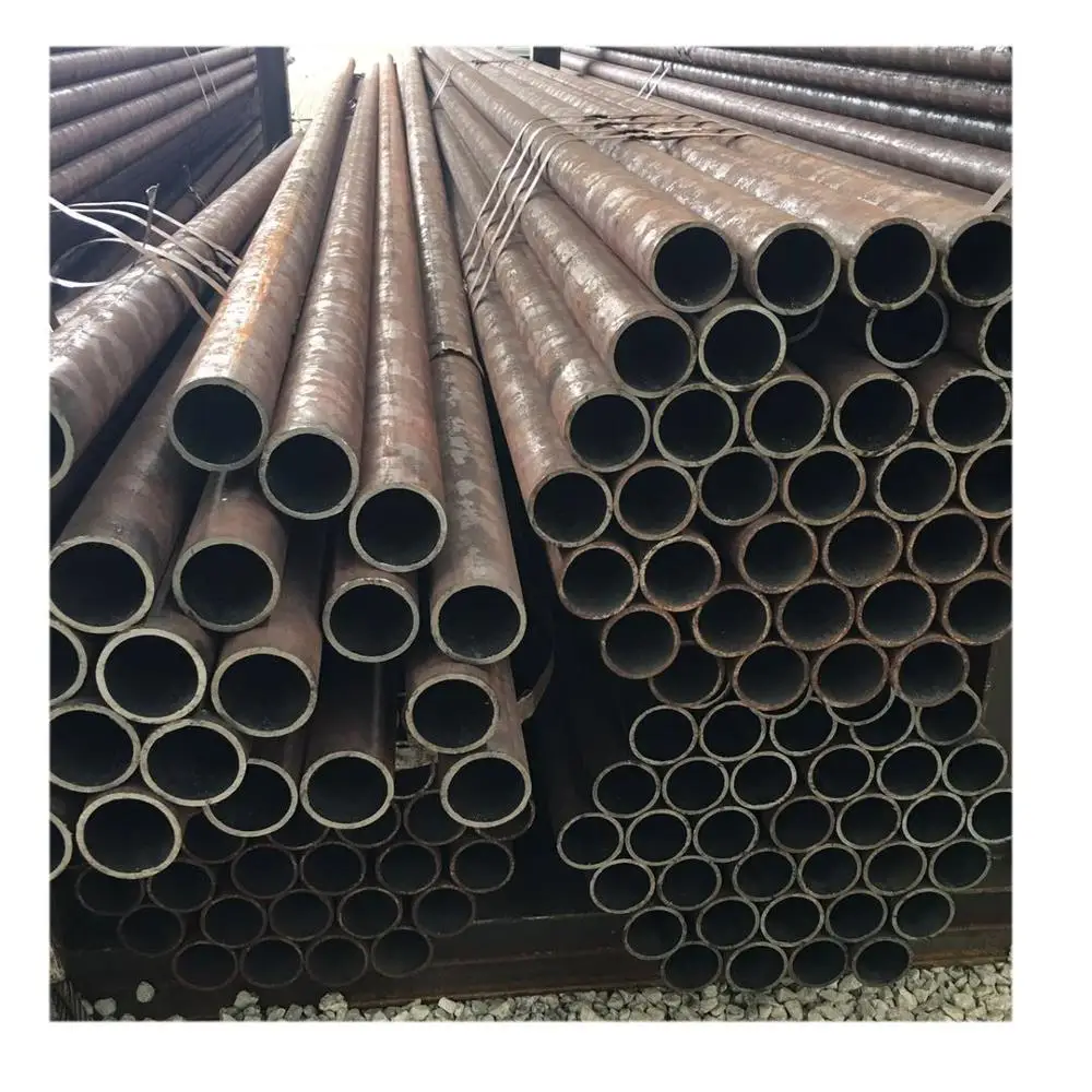 16Mn A53 A36 carbon steel black steel pipe/1045 1020 seamless steel tube price per kg