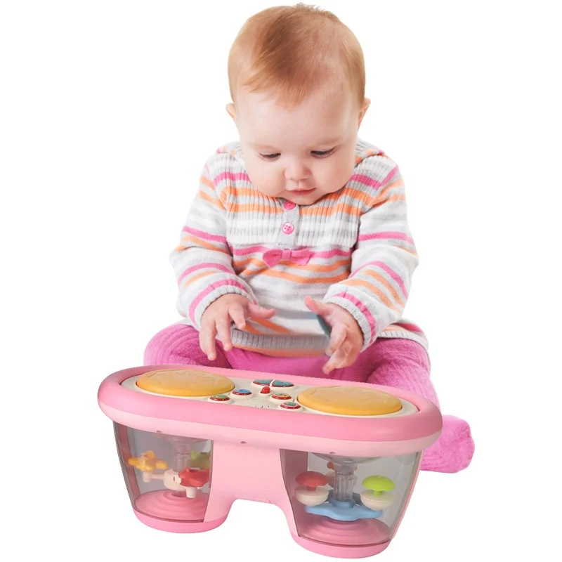 Вращающиеся музыкальные барабаны с батарейкой