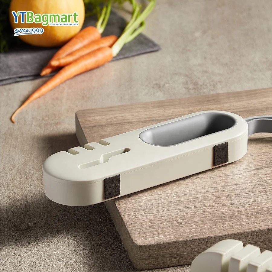 Kitchen Manual Mini Ceramic Stage Chef Commercial Universal Sharper Stainless Steel Knife Sharpener