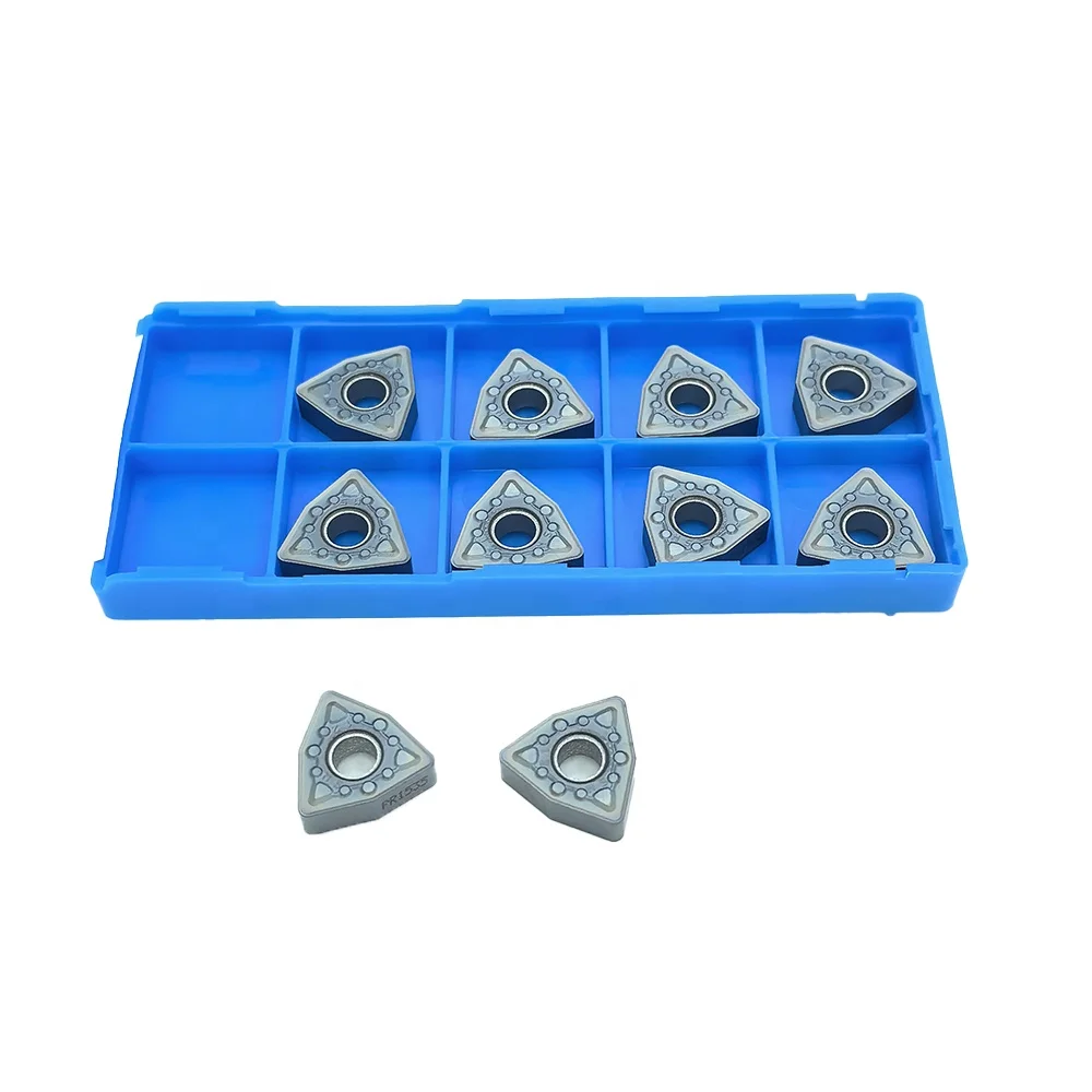 Carbide Inserts WNMG080412MS Carbide Turning Tool External CNC Lathe Insert for Metal Working Optimized Performance