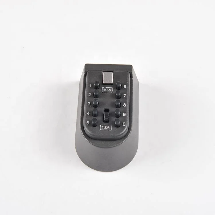 YH9201 Key Lock Box with 4-Digit Combination, Lock Box for House Key, Wall Mounted Weatherproof Resettable Combination key box