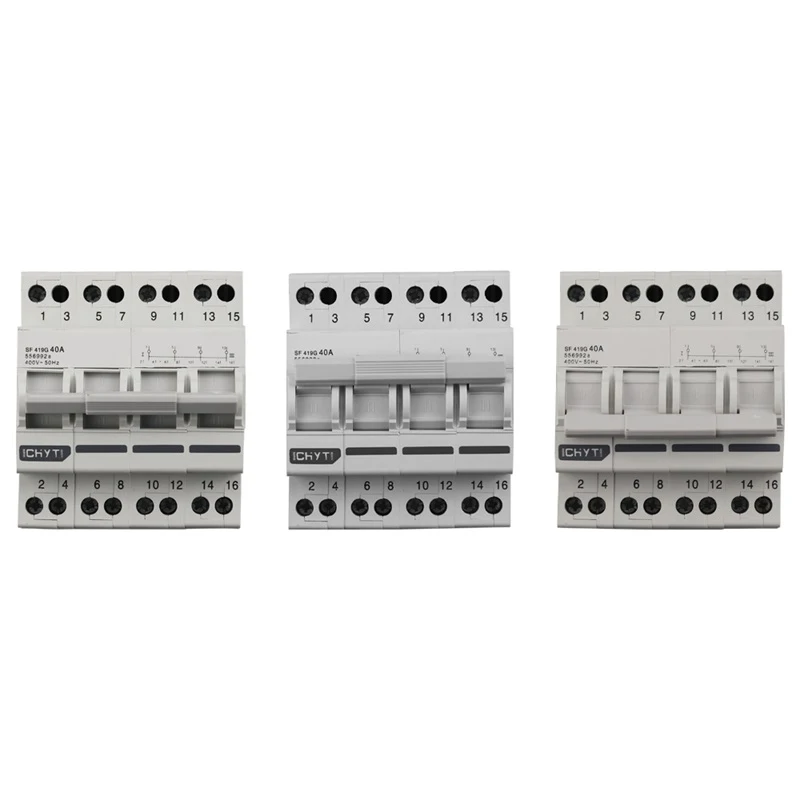 Din Rail Installation 63a 4p ce changeover dual power transfer switch