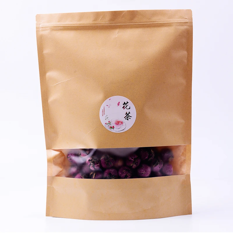 
Yunnan Handmade Dragon Puerh Ball Healthy Beauty Skin Care Puer Tea Bulk Rose Flower Scented Blooming Tea 