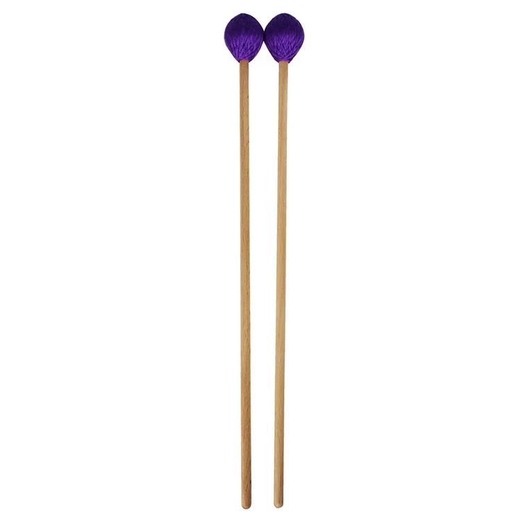 Middle Marimba Stick Mallets Xylophone Glockensplel Mallet with Beech Handle Percussion Kit Musical Instrument Mallet