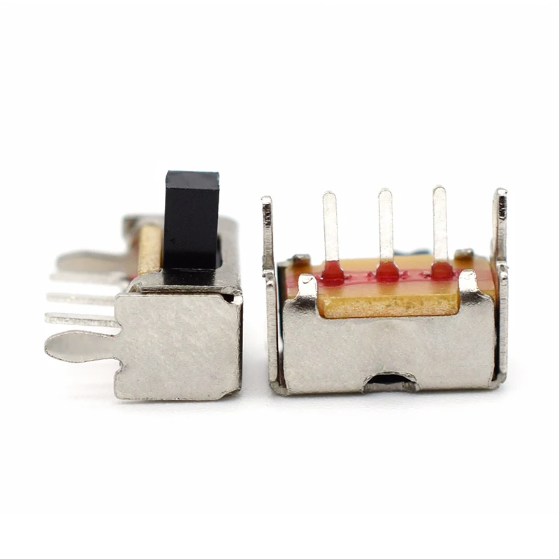 SK-12D07VG3 горячая распродажа 3 pin; Цвет Черный; Сезон металлическое основание сбоку циферблат ползунковый переключатель с кнопкой