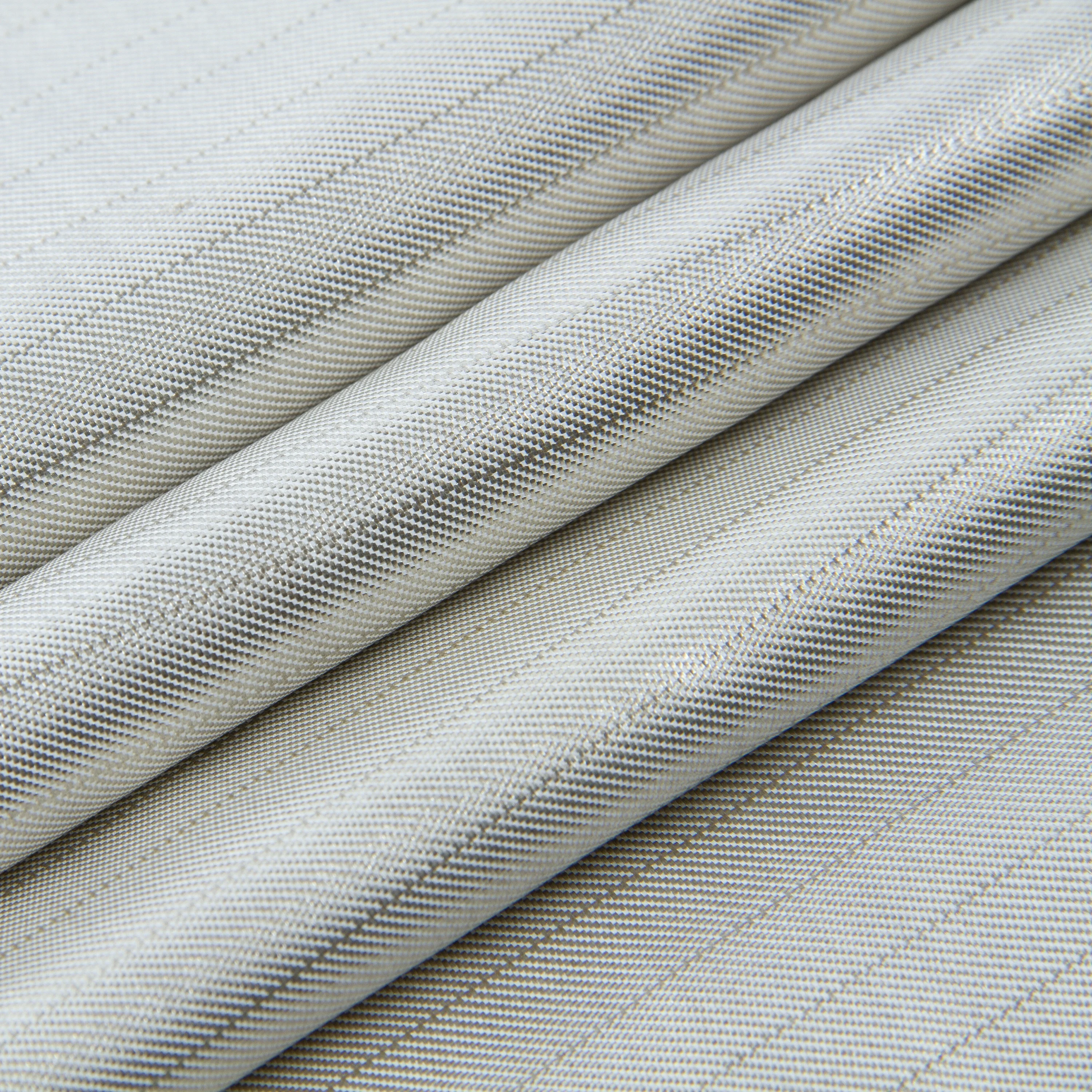 65%Silver Fiber 35%Nylon Striped High Conductive Fabric for Fencing Suit Fencing Jacket