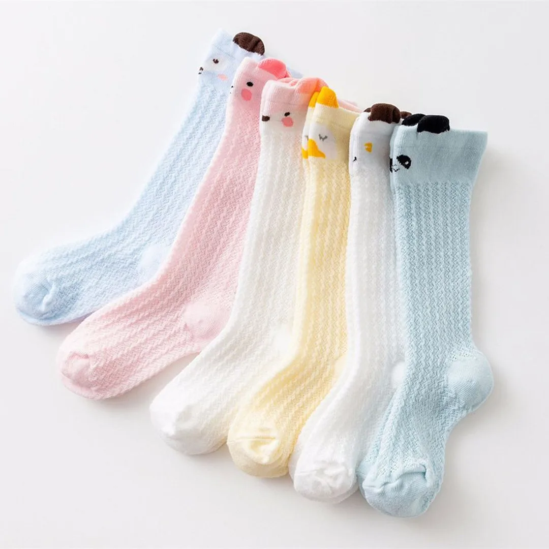 
Cotton Children Cute Kids Knee Tube Socks Long Stocking Animal Baby Girl Knee High Socks 