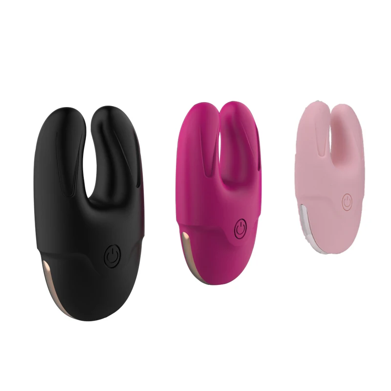 Nipple Clip Vibrating Breast Clamps Electric Nipple Stimulator With Remote Control Dual Head Nipple Clip Vibrators