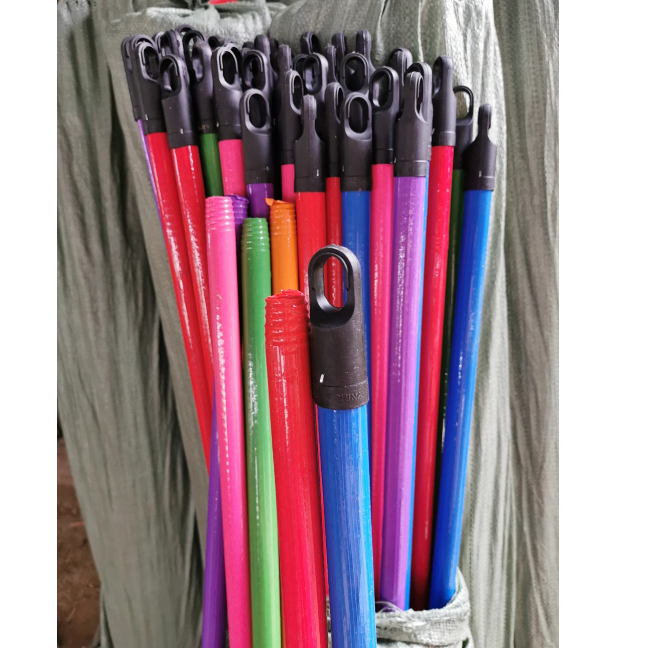 Soft Sweeping Bristle Broom Brush And Dustpans With Wooden Handle Broom Hot Selling Middle East Countries