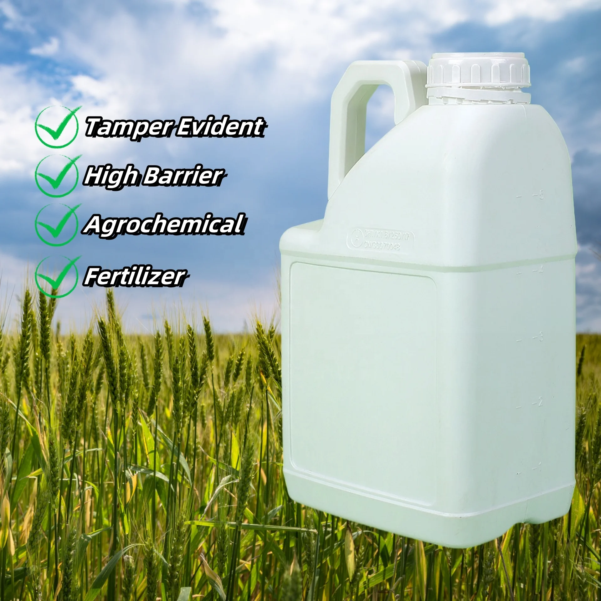 Factory Outlet 5L 169oz PE COEX Nematicide Container for Agricultural Chemical