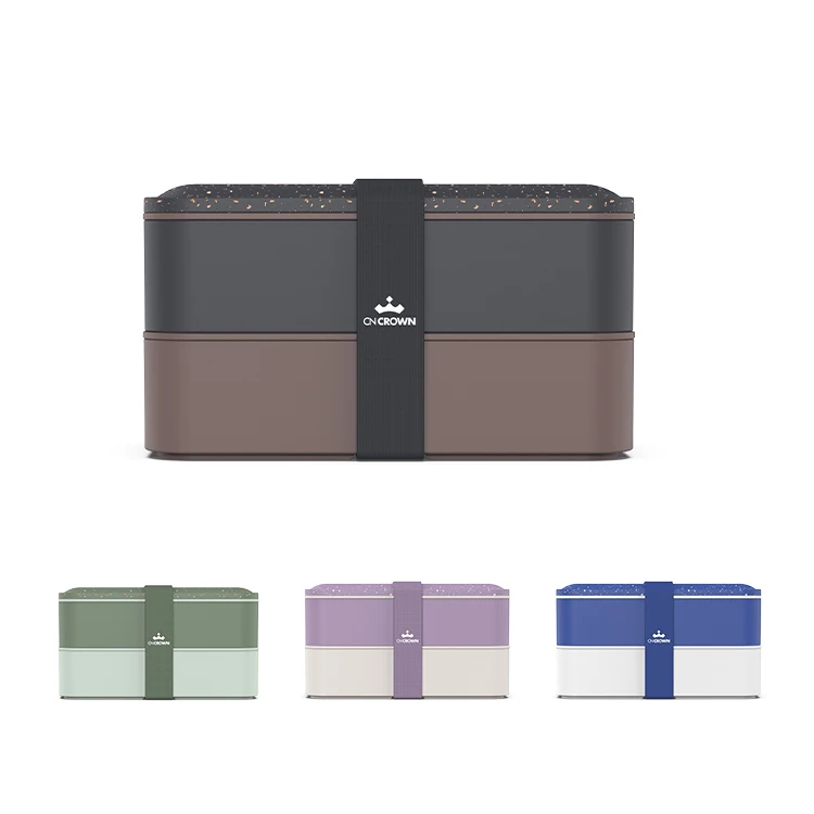 Custom Design packaging lunch box Leakproof bento box set with Insulated Lunch Bag