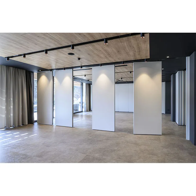 Modern movable partition wall acoustic folding screen soundproof movable partition for dance studio office dining hall