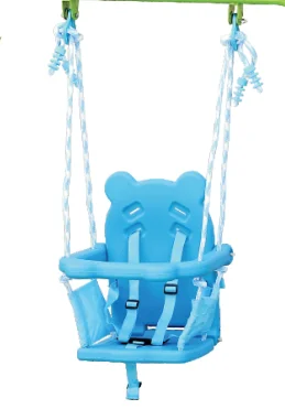 IUNNDS Baby swing chair play metal Folding baby doll swing set with stand for Playground Equipment