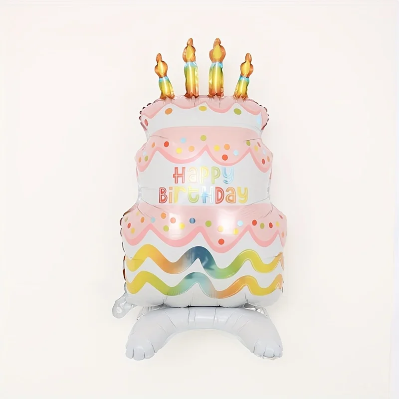 INS Multi-layer Cake Candy -Standing Cake Apply To Party Supplies Wall Decorations Birthday Party With Foil Balloon