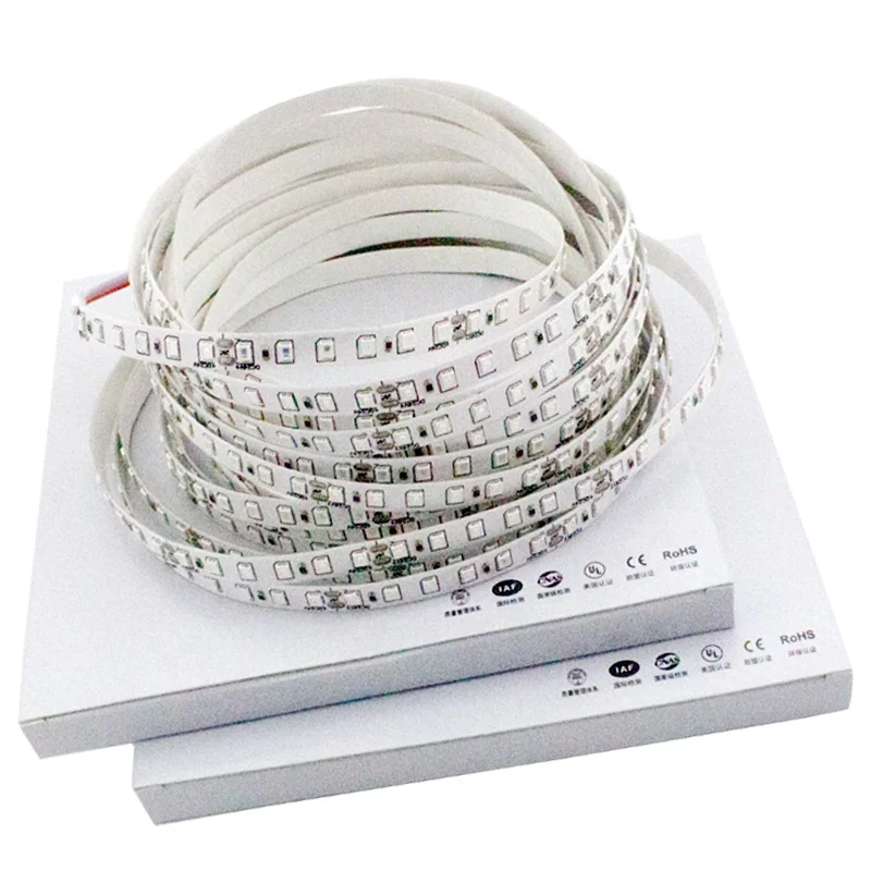 12 В SMD2835 чистая белая светодиодная лента 10 м Высокий люмен 8 мм PCB 120led/m гибкая 12000K/3000K/4000K/6000K