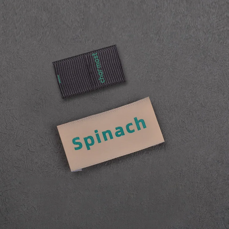 Private label clothing Tag Labels Custom brand personal design logo print woven label