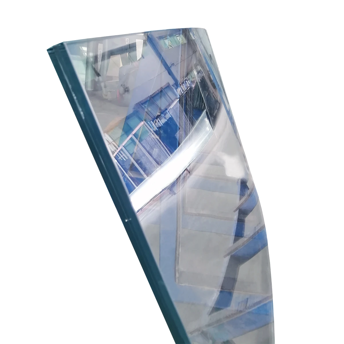 Top quality custom PVB interlayer film tempered  laminated curved glass for safety roof canopy skylight
