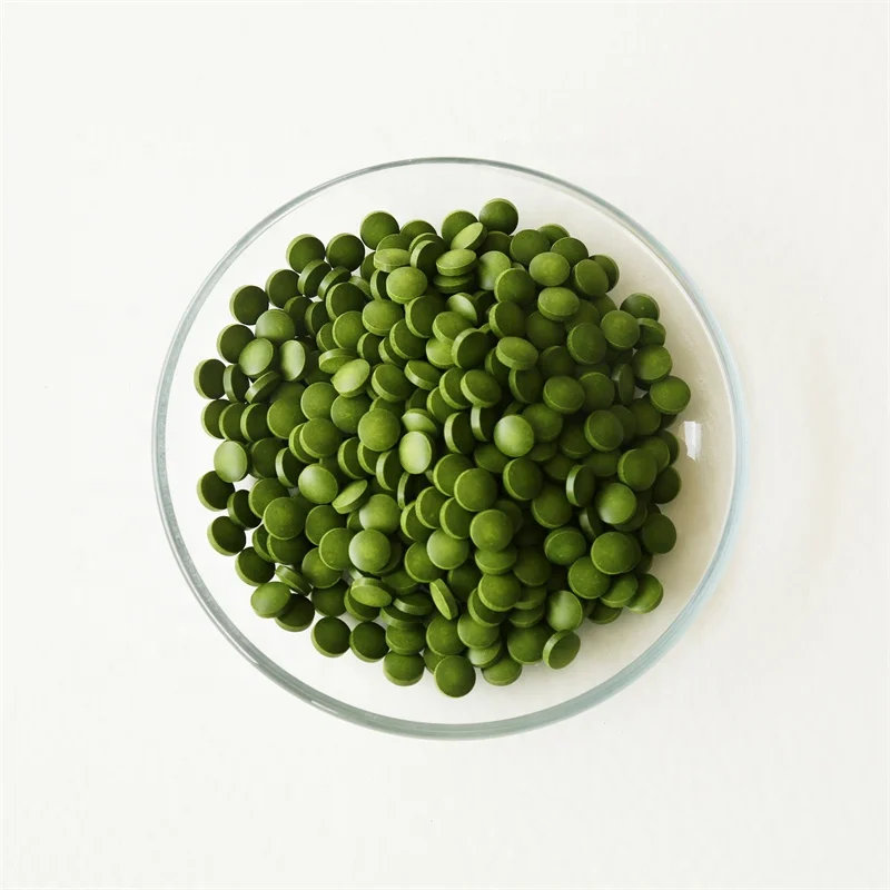 Freeze Dried Coosea Algae Spirulina Extract Organic  Premium Blue Chlorella Spirulina Tablets