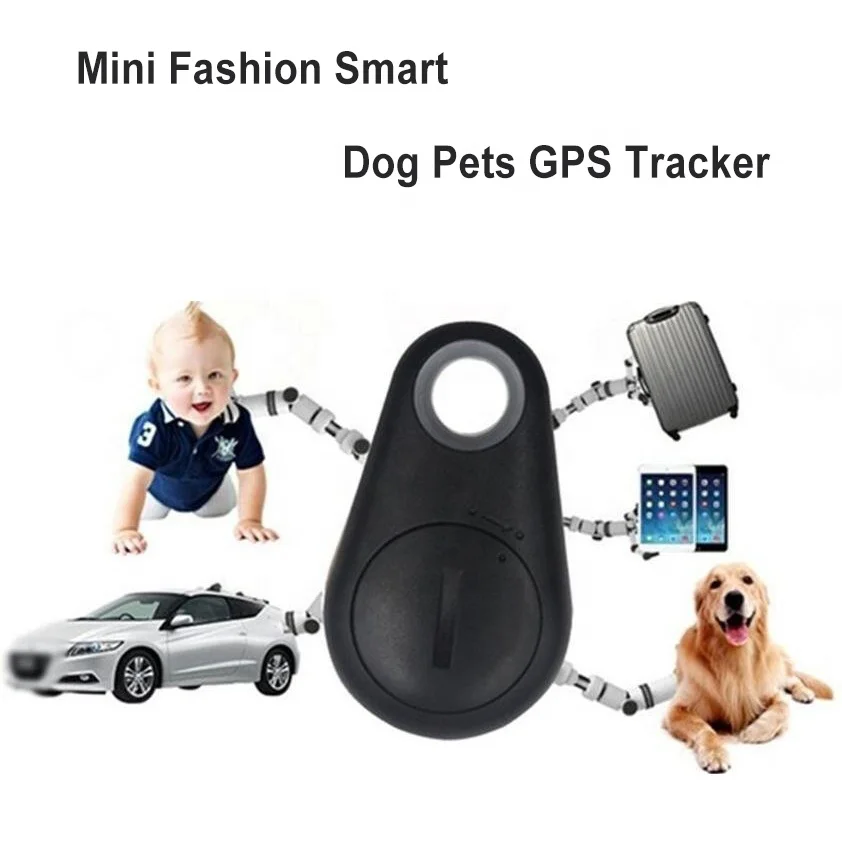 Mini Fashion Smart Dog Pets  GPS Tracker Anti-lost Alarm Tag Wireless Child Bag Wallet Key Finder Locator