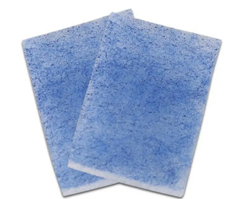 Blue non-woven PP filter sterilization hepa material  filter cloth roll for Elevator ventilation