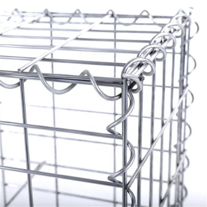 Certification 100x80x30cm Welded Gabion / Gabion Stone Fence