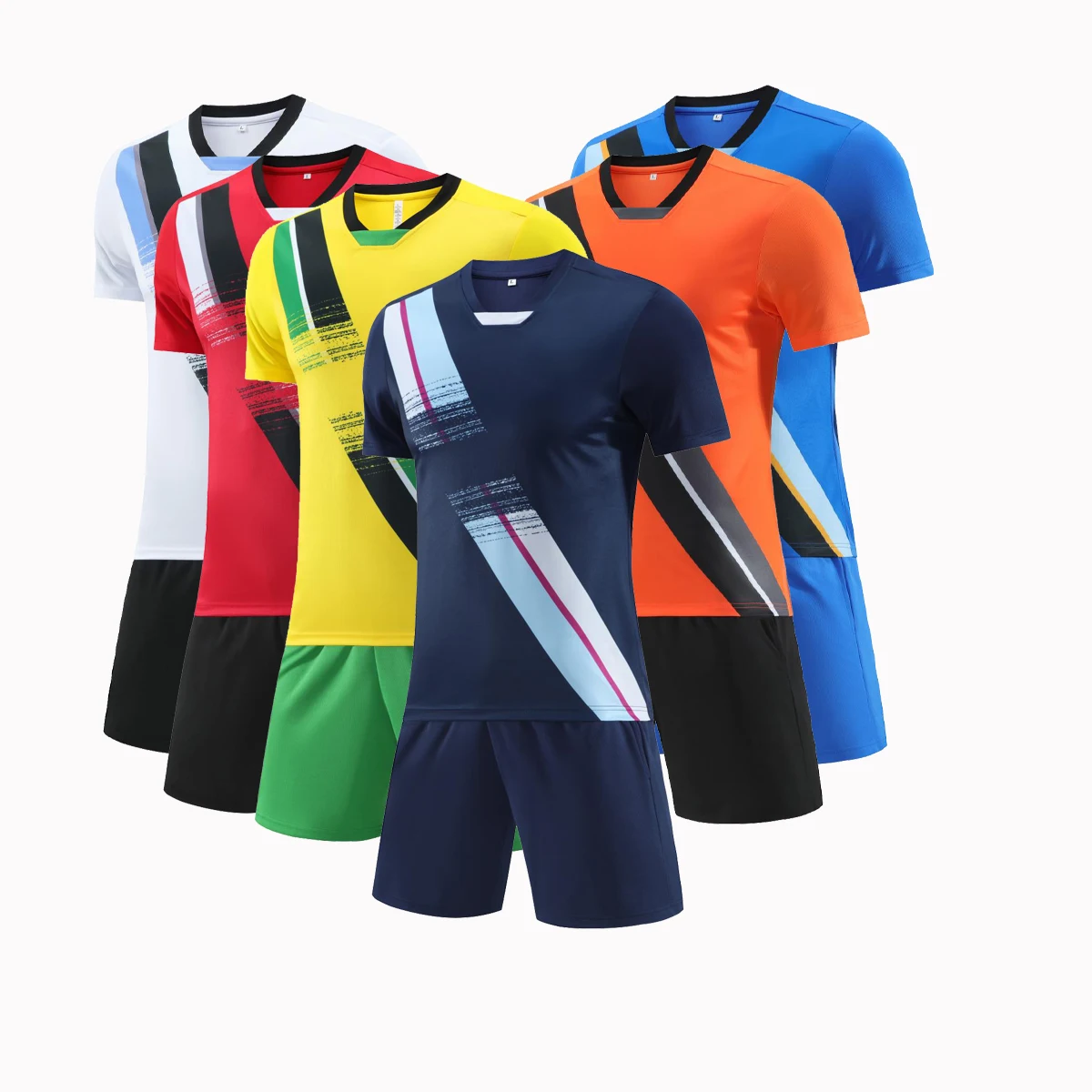 Wholesale Cheap Football Jerseys 2024 Custom Youth Soccer Jersey With Logo And Numbers Sublimated Soccer Uniforms
